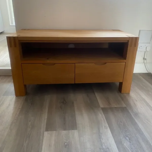 Solid Oak TV Unit