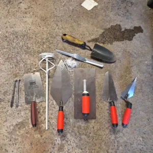 Builders masonry tool set with mixer - Image 2