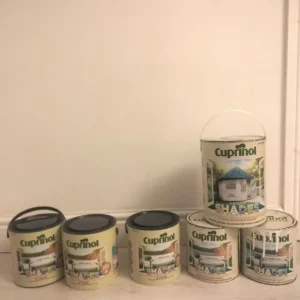 Cuprinol fence paint 4 x 2.5litre tins - Image 2