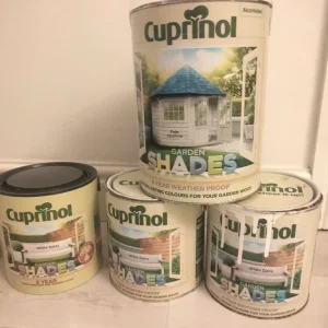 Cuprinol fence paint 4 x 2.5litre tins - Image 5
