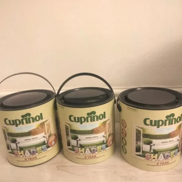 Cuprinol fence paint 4 x 2.5litre tins