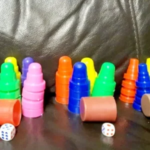 Ludo Board Game Replacement Pieces Set - Image 2