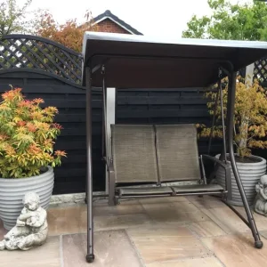 2 seat garden swing