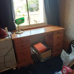 Solid wooden writing desk - Image 4