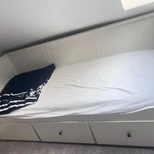 IKEA single sofa bed with mattress - Image 2