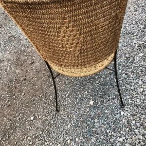 Glass Table and Four Rattan Chairs - Image 5