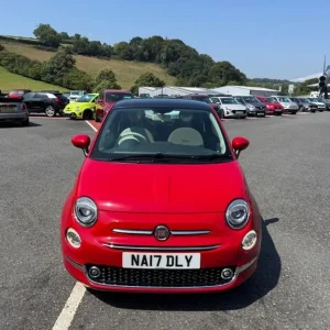 2017 Fiat 500 1.2 Lounge 3-door in Pasadoble Red - Image 2