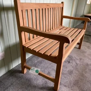 Teak Garden Bench - Image 2