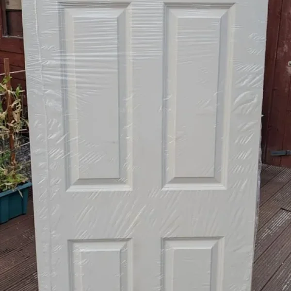Internal White Door with 6 Panels