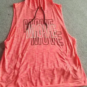 Womens orange hooded top - Image 2