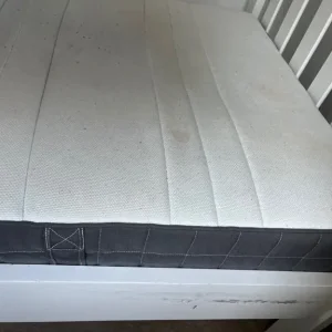 Wooden Single Bed With Ikea Memory Foam Mattress - Image 2