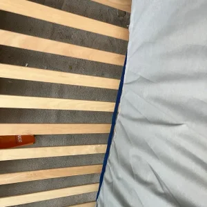 Wooden Single Bed With Ikea Memory Foam Mattress - Image 8