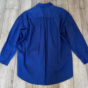 Women’s blue oversized shirt from Marks & Spencer size 22 - Image 7