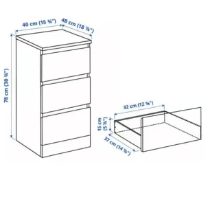 IKEA Malm Drawers - Image 3