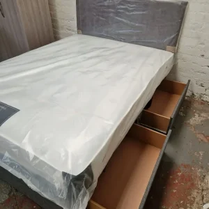 Double Divan Bed with Mattress – Ready to Use