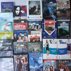 Collection of DVDs – Comedy, History, Action, Romance & British Classics
