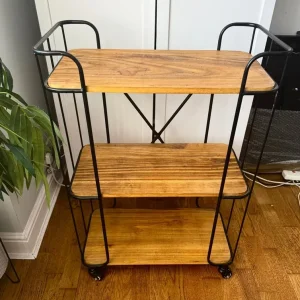 Modern drinks trolley that doubles as a shoe rack - Image 2