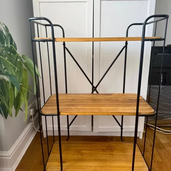 Modern drinks trolley that doubles as a shoe rack