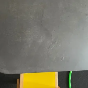 Chalkboard wood table and 4 chairs - Image 3