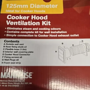 Brand New Complete Cooker Hood Ventilation Kit