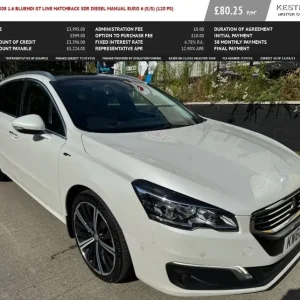 2017 Peugeot 308 1.6 BlueHDi GT Line Hatchback