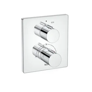Roca T-2000 Thermostatic Bath-Shower Mixer with RocaBox A525869403