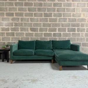 Izzy Left or Right Chaise Sofa – Jade Smart Cotton - Image 3