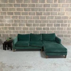 Izzy Left or Right Chaise Sofa – Jade Smart Cotton - Image 4