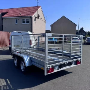 10ft x 5.6ft Twin Axle Quad Transporter with 60cm Mesh Sides - Image 2