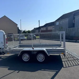 10ft x 5.6ft Twin Axle Quad Transporter with 60cm Mesh Sides - Image 3
