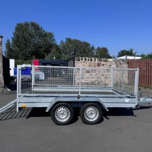 10ft x 5.6ft Twin Axle Quad Transporter with 60cm Mesh Sides - Image 5