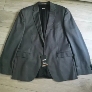 BOSS ONE The Suit Super120 Finest Italian Wool Dark Grey Blazer 44R Regular fit