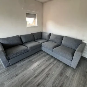 Grey corner couch - Image 4