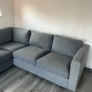 Grey corner couch - Image 5