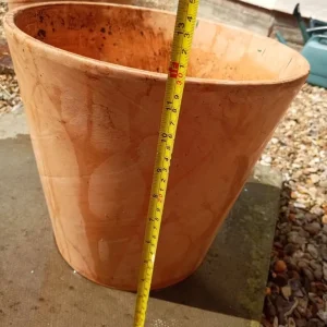 Large marble effect plant pot - Image 2