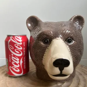 Large Bear Head Pot - Image 2
