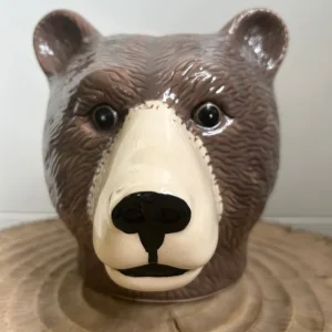 Large Bear Head Pot