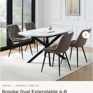 Extending dining table brand new in box