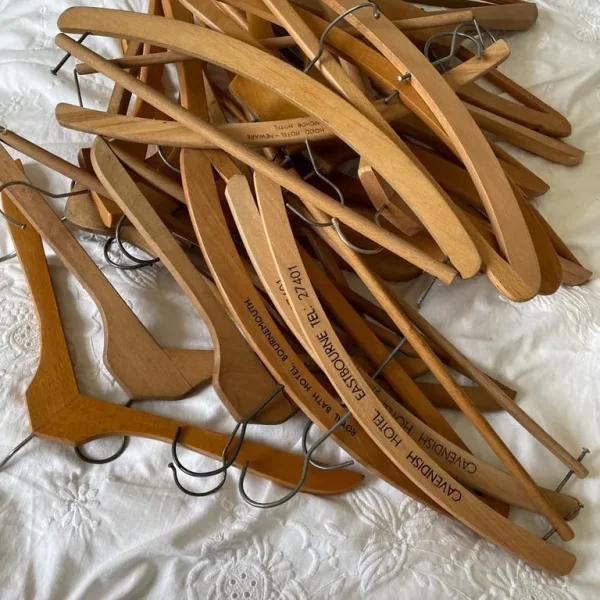Vintage Wooden Coat Hangers