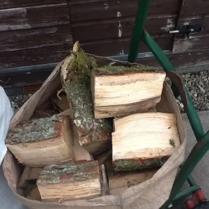 Fully seasoned hardwood firewood logs