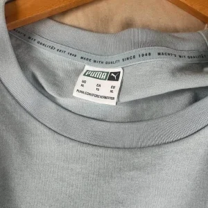 PUMA Light Blue Logo T-Shirt (XL) - Image 4