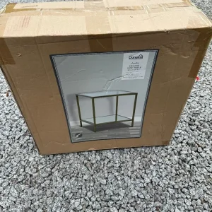 Dunelm brass effect side table - Image 2