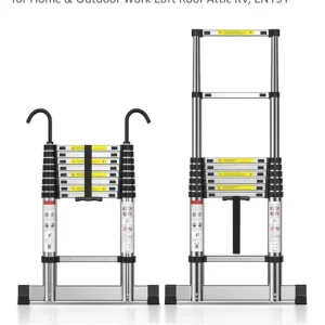 TECKNET Telescopic Ladder 2.6M/8.5FT - Image 2