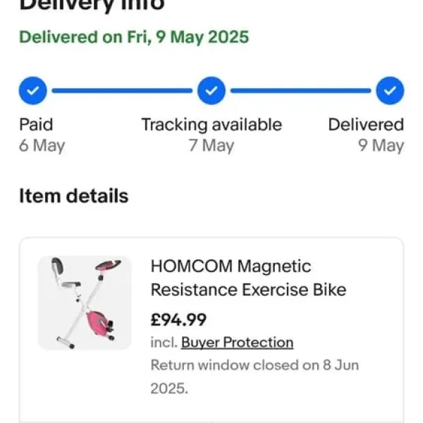 Brand new exercise bike