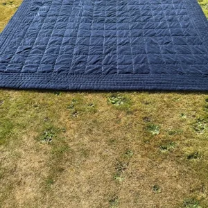 Navy bedspread M&S XL, never used - Image 3