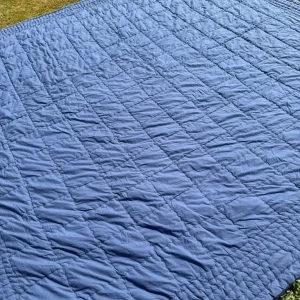 Navy bedspread M&S XL, never used - Image 7