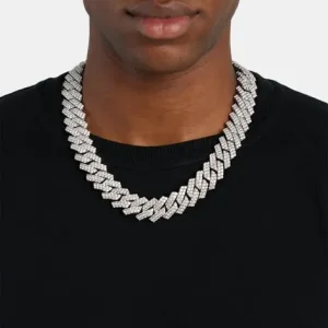 Cernucii 19mm Cuban Gold Plated Chain Necklace for Men - Image 3