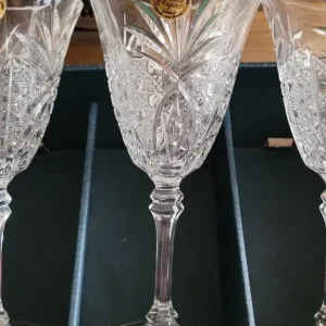 Set of 6 Chesnay Crystal Glasses - Image 3
