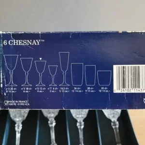 Set of 6 Chesnay Crystal Glasses - Image 5