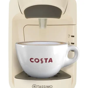 Tassimo coffee machine in cream colour